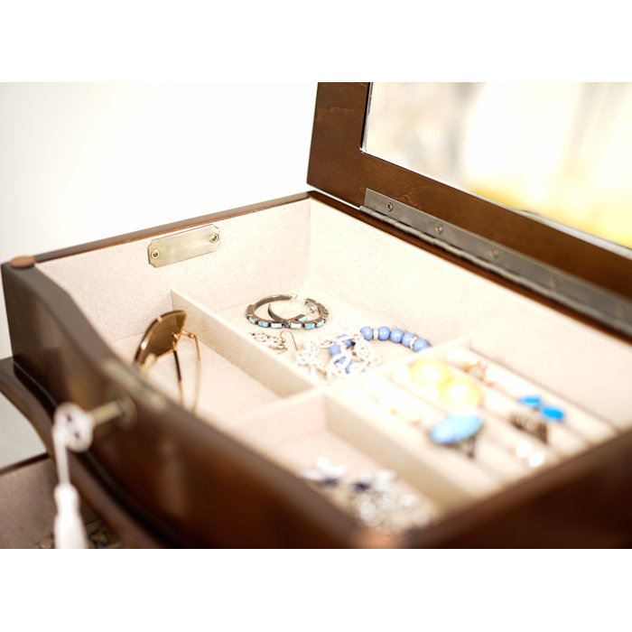 Alcott Hill® Argueta 15.5'' Wide FreeStanding Jewelry Armoire with